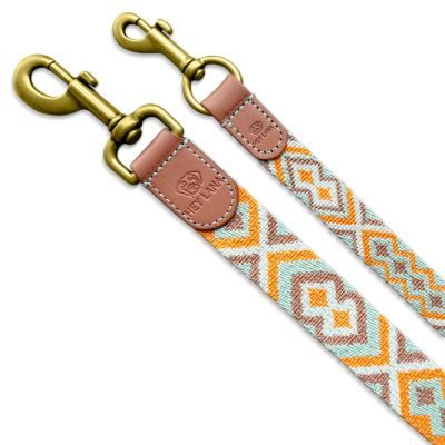 Thumbnail 7: Hey Lana Premium Führleine - 3-fach verstellbar M-XL 3/200 / Orange / Mint