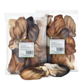 Kaureks Natur Hundeleckerlies Rinderohren mit Fell und Muschel  20 Stk