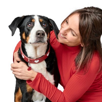 Thumbnail 7: HUNTER Halsband Love S-M (50), rot/schwarz