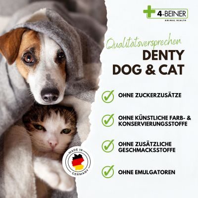 Thumbnail 3: 4-Beiner PetVet - 4-BEINER DENTY-DOG & CAT - Nahrungsergänzung - Futterergänzung für Hunde und Katzen
