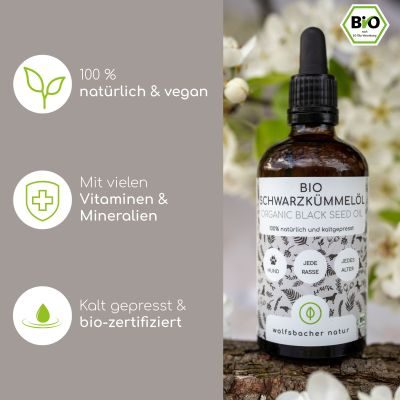 Thumbnail 3: Wolfsbacher Natur Bio Schwarzkümmelöl 100ml