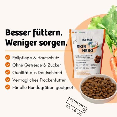 Thumbnail 2: BugBell Trockenfutter mit Insekten Hautpflege