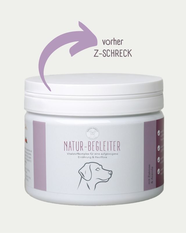 GREEN PAWLY NATUR-BEGLEITER, Vitalstoffkomplex für Hunde mit Cistrose und Bierhefe, der perfekte Begleiter für Abenteuer in Wald und Wiese