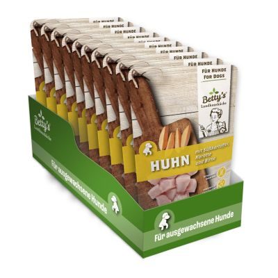 Thumbnail 2: Betty's Landhausküche Hundenassfutter Huhn und Süßkartoffel 10x 300g im Frischebeutel