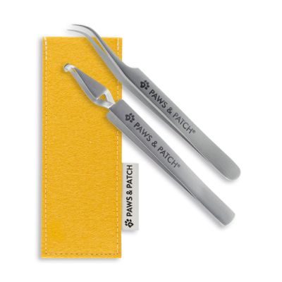 Thumbnail 2: Paws & Patch Zecken-Duo LUCY & SILVY mit Etui für alle Heimtiere Flieder