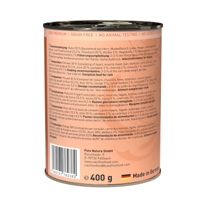 Thumbnail 2: catz finefood® catz finefood® Classic N° 25 - Huhn & Thunfisch 400g