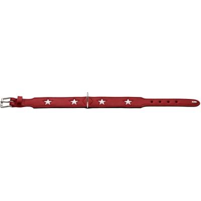 Thumbnail 10: HUNTER Halsband Magic Star M (55), rot/schwarz