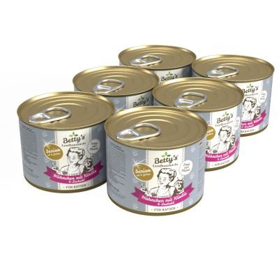 Thumbnail 3: Betty's Landhausküche Katzenfutter Hühnchen mit Kürbis und Lachsöl 12x 200g