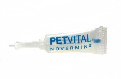 Thumbnail 2: Canina PETVITAL Novermin Spot-on Floh- & Zeckenschutz für kleine Hunde bis 15 kg