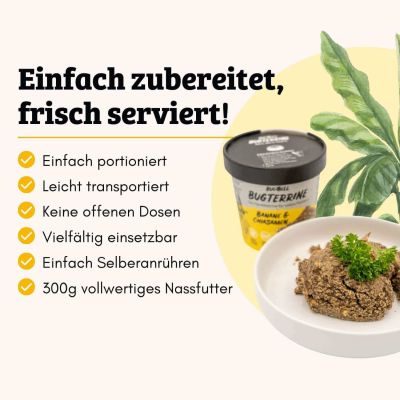 Thumbnail 4: BugBell High Energy Nassfutter mit Insekten für Sporthunde