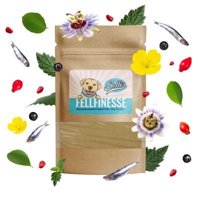 Thumbnail 1: Sollis Fellfinesse Fellpflege für Hunde, für glänzendes Fell, 100 g