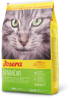 Josera SensiCat mit Geflügel – für sensible Katzen – 10kg