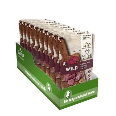 Thumbnail 1: Betty's Landhausküche Hundenassfutter Wild mit Roter Bete 20x 125g im Frischebeutel