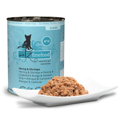 Thumbnail 4: catz finefood® catz finefood® Classic N° 13 - Hering & Shrimps 400g