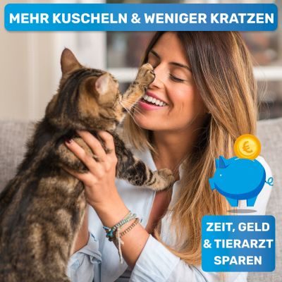 Thumbnail 2: BluePet Krallenschere Mini für Katzen, Welpen, kleine Hunde, Kaninchen & Kleintiere, kleiner Krallenschneider, Nagelschere, Krallenpflege