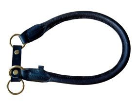 ammi® for Dogs Hirschlederhalsband rund Gr. 2XL / Schwarz