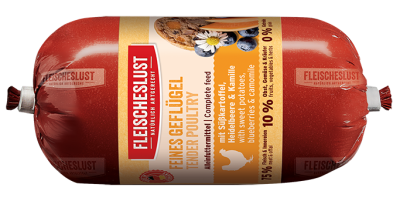 Thumbnail 5: Fleischeslust Feines Geflügel mit Süßkartoffel, Heidelbeere & Kamille 15 x 200 g