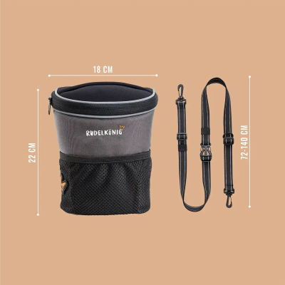 Thumbnail 4: Rudelkönig Leckerlitasche für Hunde, Futterbeutel mit Aufbewahrungstasche Rudelkönig Leckerlitasche für Hunde, Futterbeutel mit Aufbewahrungstasche