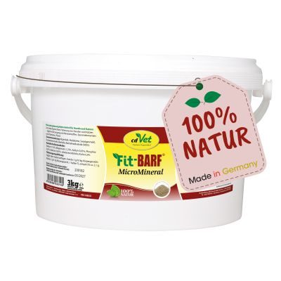 Fit-BARF® MicroMineral 3 kg – Natürliches Mineralergänzungsfuttermittel für Hunde & Katzen