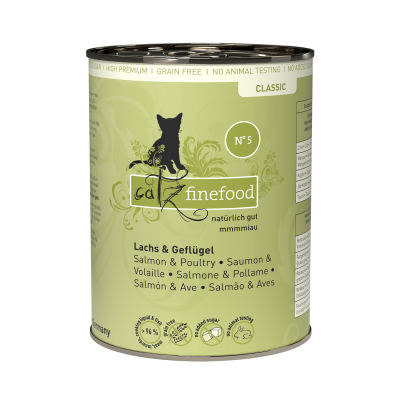 catz finefood® catz finefood® Classic N° 5 - Lachs & Geflügel 400g