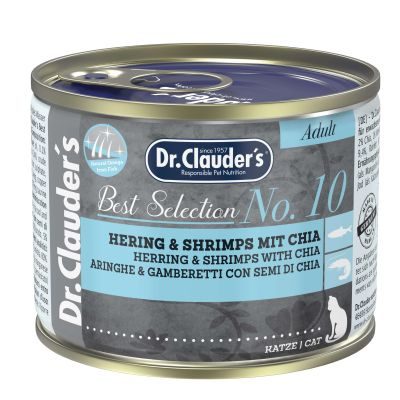 Dr.Clauder´s Best Selection No 10 Hering & Shrimps mit Chia 200g