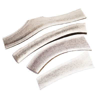 Thumbnail 1: mascota vital Hirschgeweih Kauknochen für Hunde, halbiert, Gr. XL 120 - 160 g