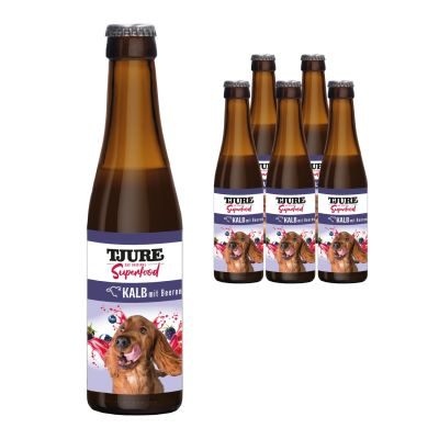 Thumbnail 12: TJURE TJURE Hund - Kalb mit Beeren 220 ml Flasche 12er Pack