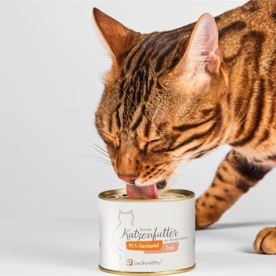 Thumbnail 5: Lucky-Kitty Katzenfutter Ente Premium-Qualität 15 x 200 g