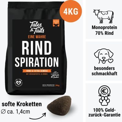Thumbnail 8: Tales & Tails Eine wahre Rindspiration Softtrockenfutter - 8 kg (2x4 kg)