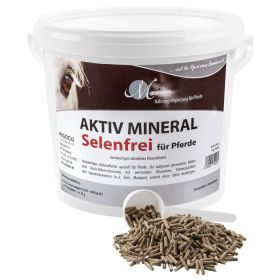 MIGOCKI AKTIV MINERAL SELENFREI Hochwertiges Mineralfutter für Pferde 4kg