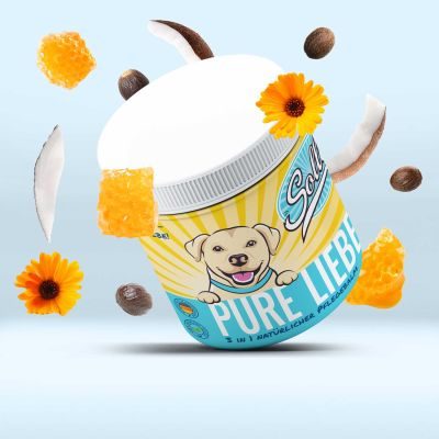 Thumbnail 4: Sollis Pure Liebe - Pfotenbalsam für Hunde mit 3 in 1 Funktion für Pfoten, Nase & Haut 130 ml