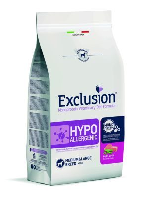 Exclusion Hypoallergenic Schwein & Erbse Medium & Large 12 kg