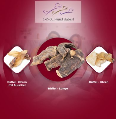 Thumbnail 2: 123… Hund dabei! Büffel-Lunge, Rinderlunge