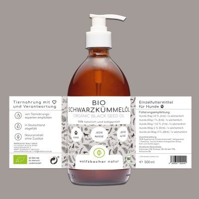 Thumbnail 5: Wolfsbacher Natur Bio Schwarzkümmelöl 500ml