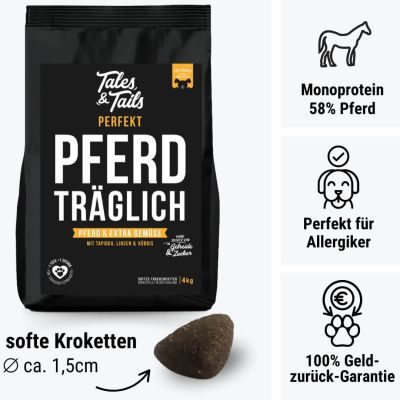 Tales & Tails Perfekt PferdTräglich Softtrockenfutter - 4 kg