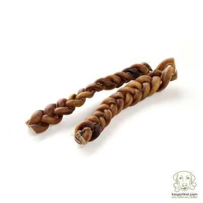 Thumbnail 1: kauartikel.com Ochsen-Ziemer, geflochten kurz - Hunde-Kauartikel - Hunde-Snack - Kausnack vom Ochsen - Leckerli vom Rind