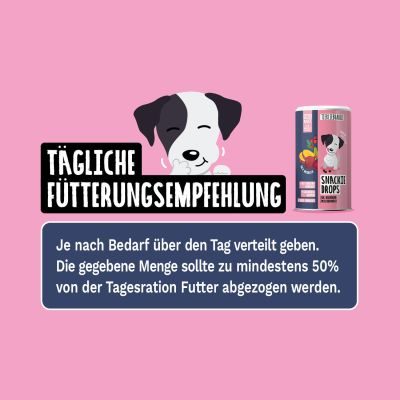 Thumbnail 3: Tierliebhaber Snackie Drops für Hunde - Natürliche Belohnung auch für empfindliche Hunde. Perfekt fürs Hundetraining