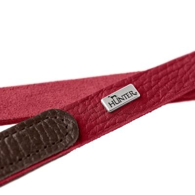 Thumbnail 3: HUNTER Verstellbare Führleine Karlby 20/200, rot/dunkelbraun