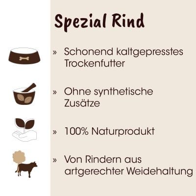 Thumbnail 8: Fit-CROCK® Spezial Rind 3 kg – Für purinarme Ernährung mit natürlicher Kraft