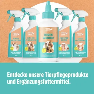 Thumbnail 7: Greenhero Ohrenwunder pflegt das Ohr bei Ohrenmilben