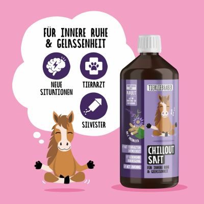 Thumbnail 3: Tierliebhaber Chilloutsaft für Pferde - Natürliche Beruhigungshilfe