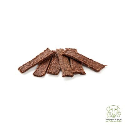 Thumbnail 1: kauartikel.com Känguru-Fleischstreifen, kurz - Hunde-Kauartikel - Hunde-Snack - Hypoallergen-Kausnack - Leckerli