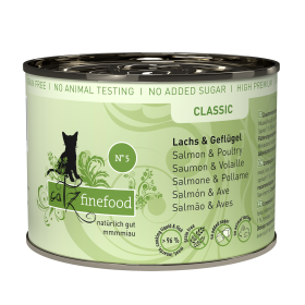 catz finefood® catz finefood® Classic N° 5 - Lachs & Geflügel 200g