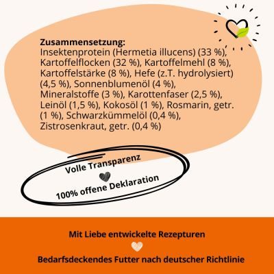 Thumbnail 5: BugBell Trockenfutter mit Insekten Hautpflege