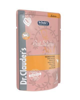 Dr.Clauder´s Best Selection Kitten No I Feines Huhn 85g