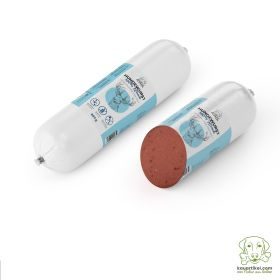 Ayka Ayka Hundewurst Hirsch - Pures Fleisch - Monoprotein - Getreidefrei - Urlaubs-BARF