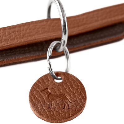 Thumbnail 4: HUNTER Verstellbare Führleine Karlby 20/200, cognac/dunkelbraun