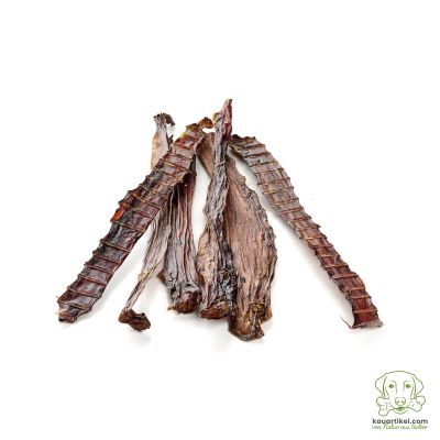 kauartikel.com Straußen-Schlund - Hunde-Kauartikel - Hunde-Snack - Hypoallergen-Kausnack - Leckerli vom Strauß