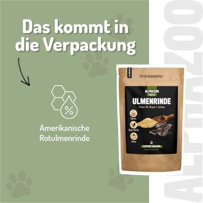 Thumbnail 5: ALPHAZOO Ulmenrinde Pulver