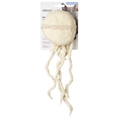 Thumbnail 5: stylecats® Katzenspielzeug Kwalle Karl mit Schnur weiss 10 cm